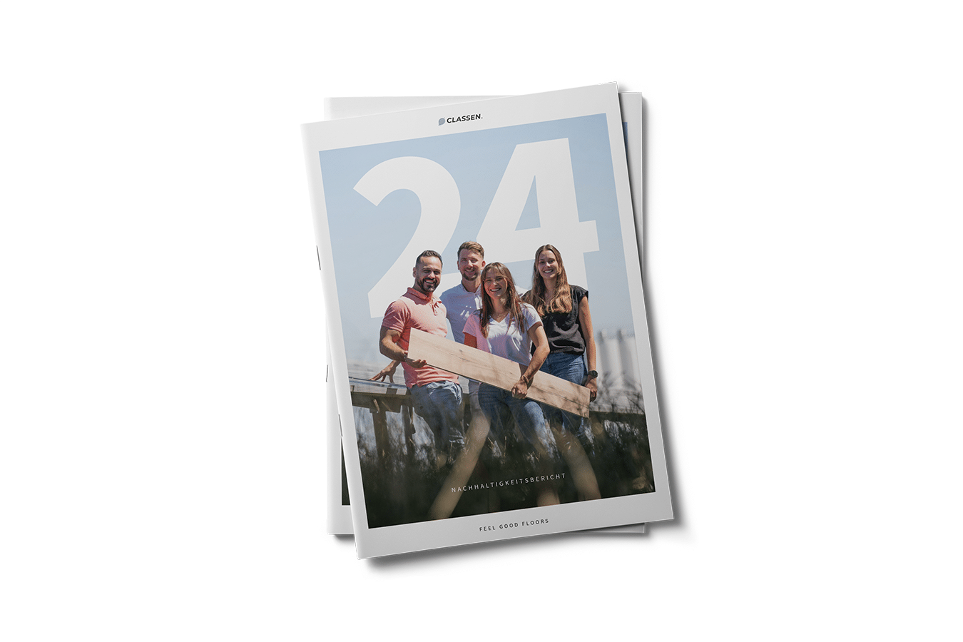 Firmenbroschüre mit Jahresübersicht